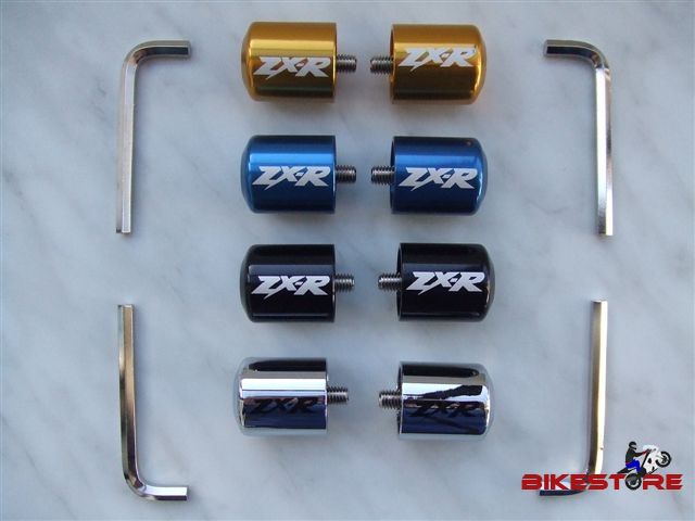 Kawasaki Bar ends weights - ZX-R Logo!