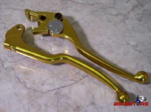 Levers - GSX-R 600, 750, 1000 - 2000 to 2003 - Gold