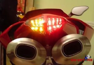 Ducati 848 - Integrated Tail Light