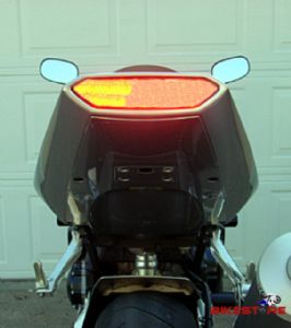 Yamaha R1 02-03 Integrated tail light - Smoked or Clear lens
